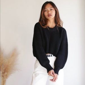 First Rite Cropped Sweater
